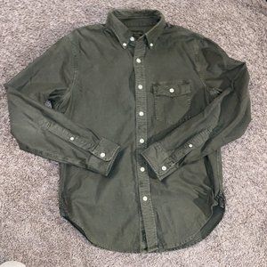 Abercrombie and Fitch Dress Shirt, Green size Medium